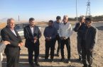بازدید مدیرعامل شرکت شهرک‌های صنعتی استان همدان از محل طرح احداث شهرک صنعتی آجین