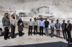 بازدید کمیته نظارت بر ایمنی معادن از معادن دولومیت شهرستان نهاوند