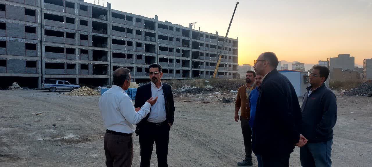 بازدید سرپرست اداره کل راه و شهرسازی استان همدان از پروژه ۴۸۰ واحدی فرهنگیان