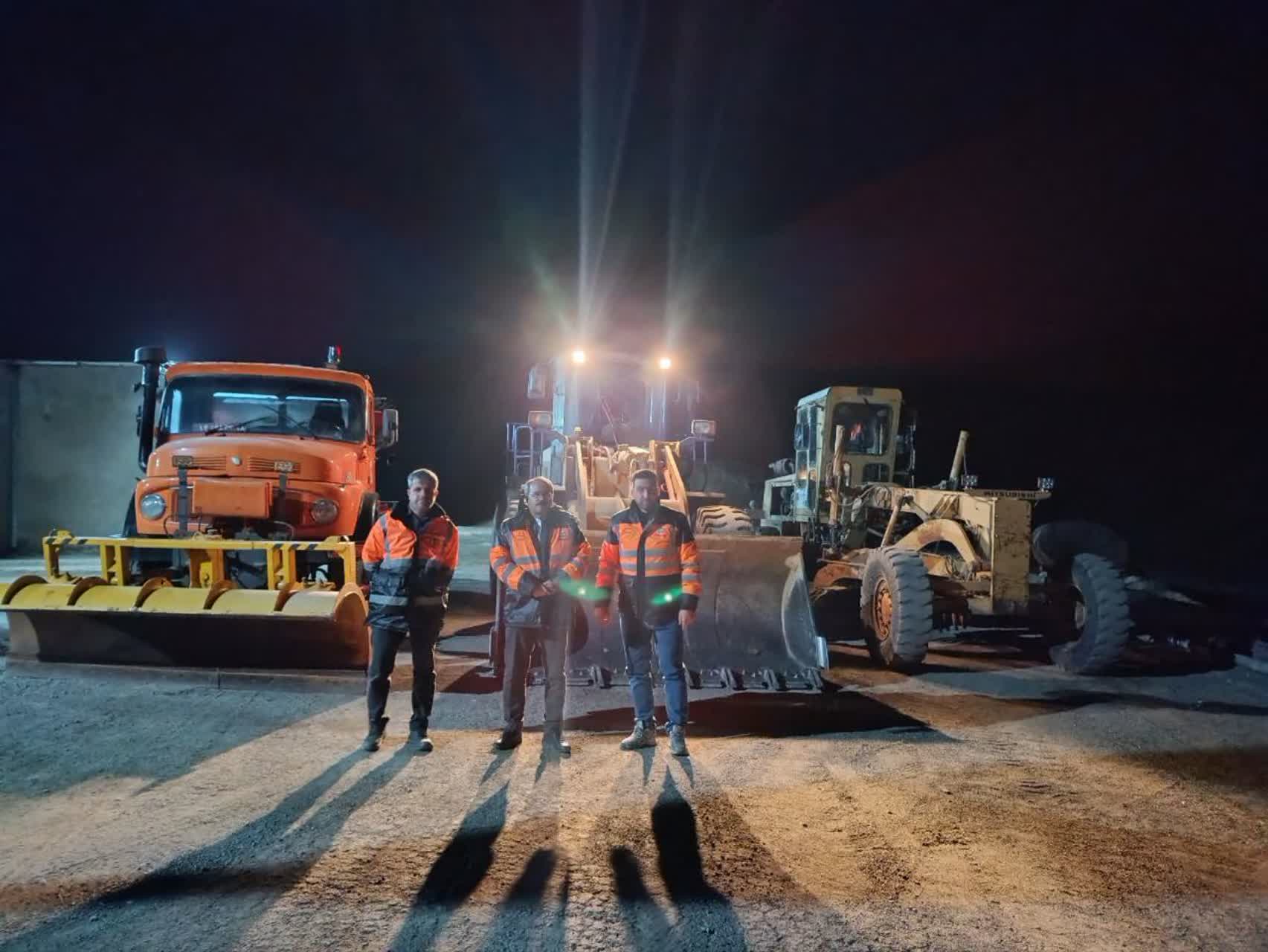 آماده‌باش کامل نیروهای راهداری تویسرکان در آستانه بارش‌های زمستانی