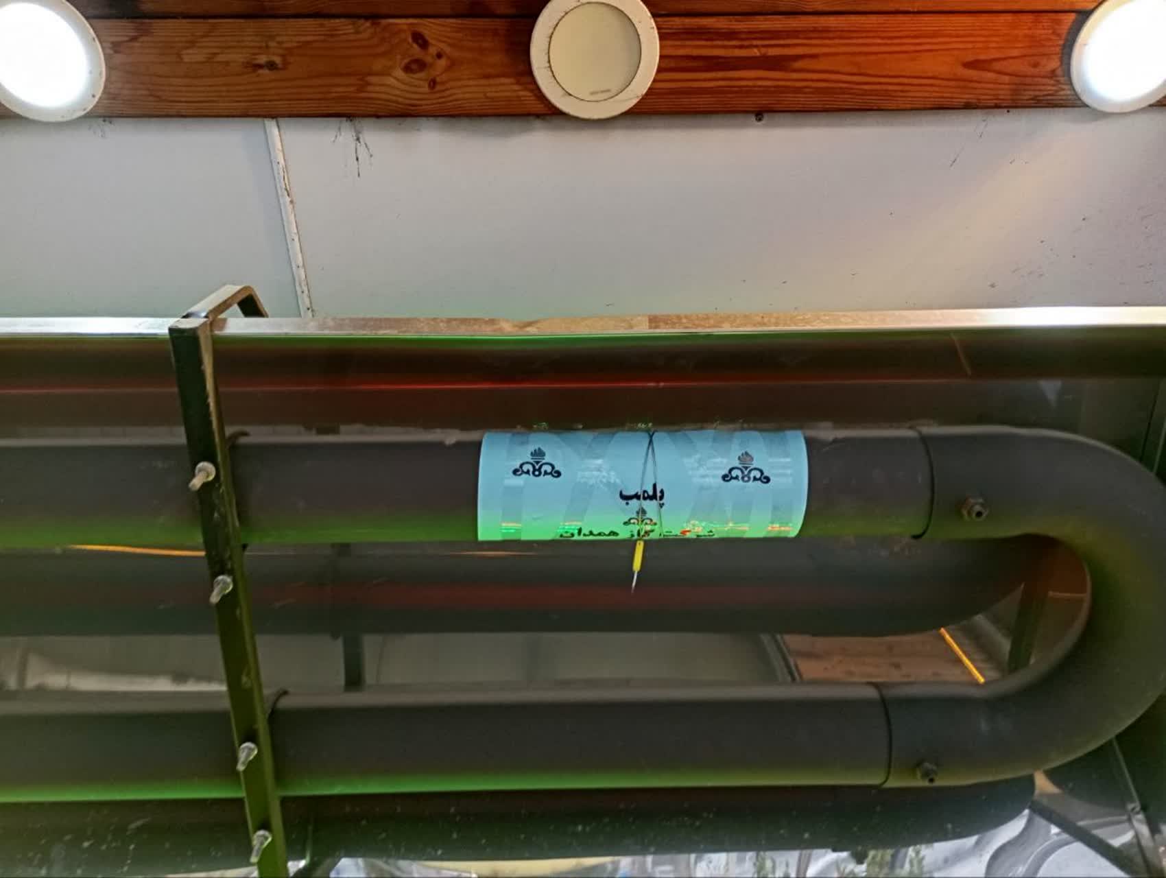 پلمپ گرماتابش‌های غیر مجاز واحدهای تجاری همدان